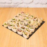 Bandeja de 30 mini wraps variados